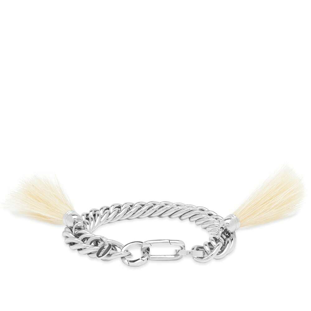 Toga Pulla Women's Metal Fringe Bracelet Set in Silver