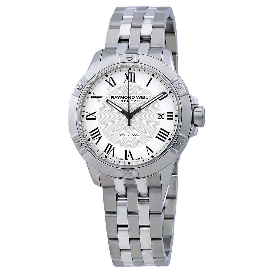 Raymond Weil Tango Quartz White Dial Mens Watch 8160-ST-00300