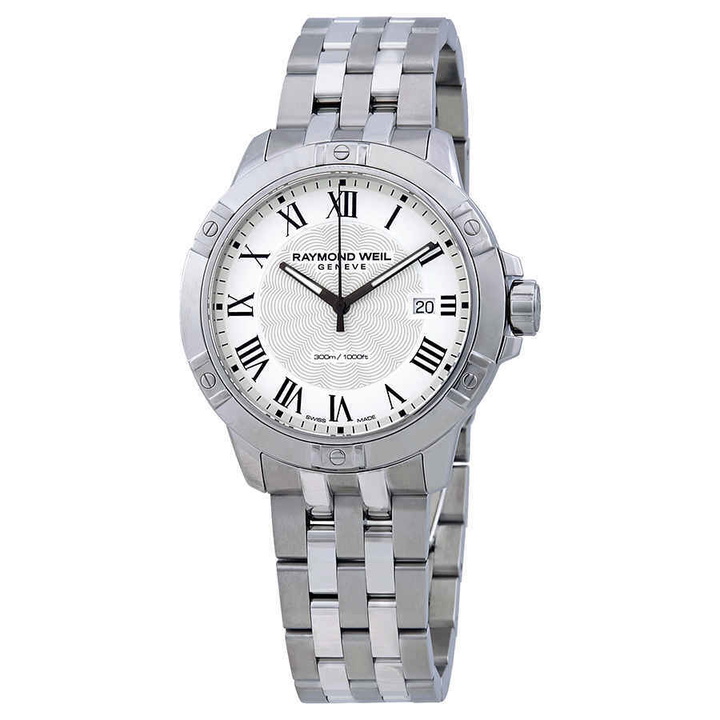 Photo: Raymond Weil Tango Quartz White Dial Mens Watch 8160-ST-00300