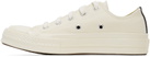 COMME des GARÇONS PLAY Off-White Converse Edition Half Heart Chuck 70 Low Sneakers