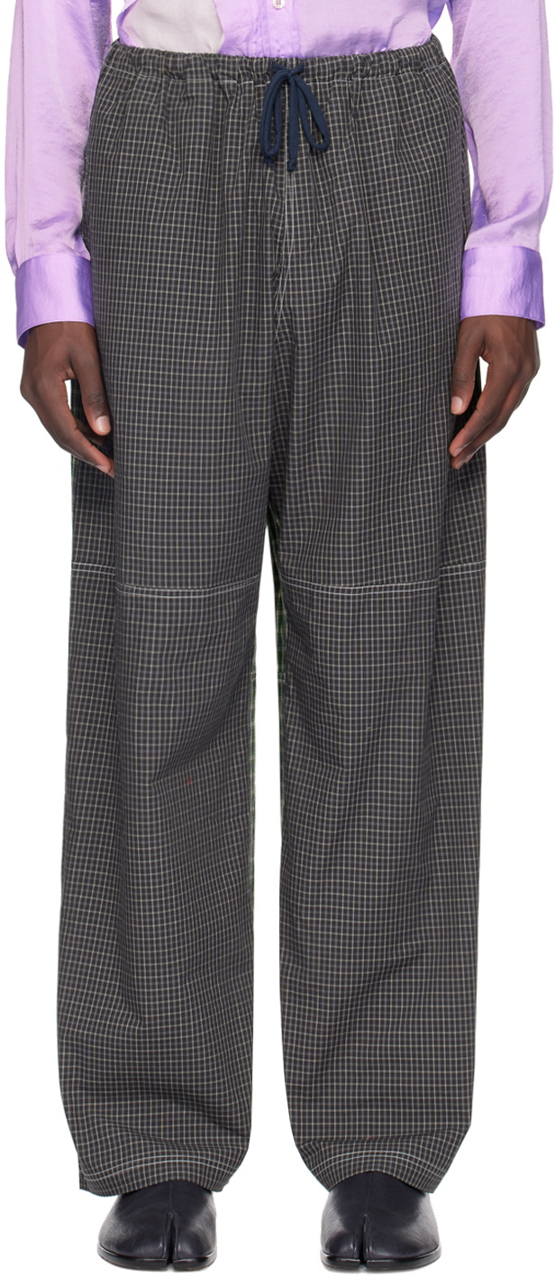 SC103 Multicolor Check Trousers
