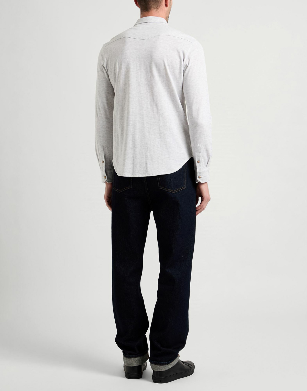 Eleventy Mens Shirt Light in Grey