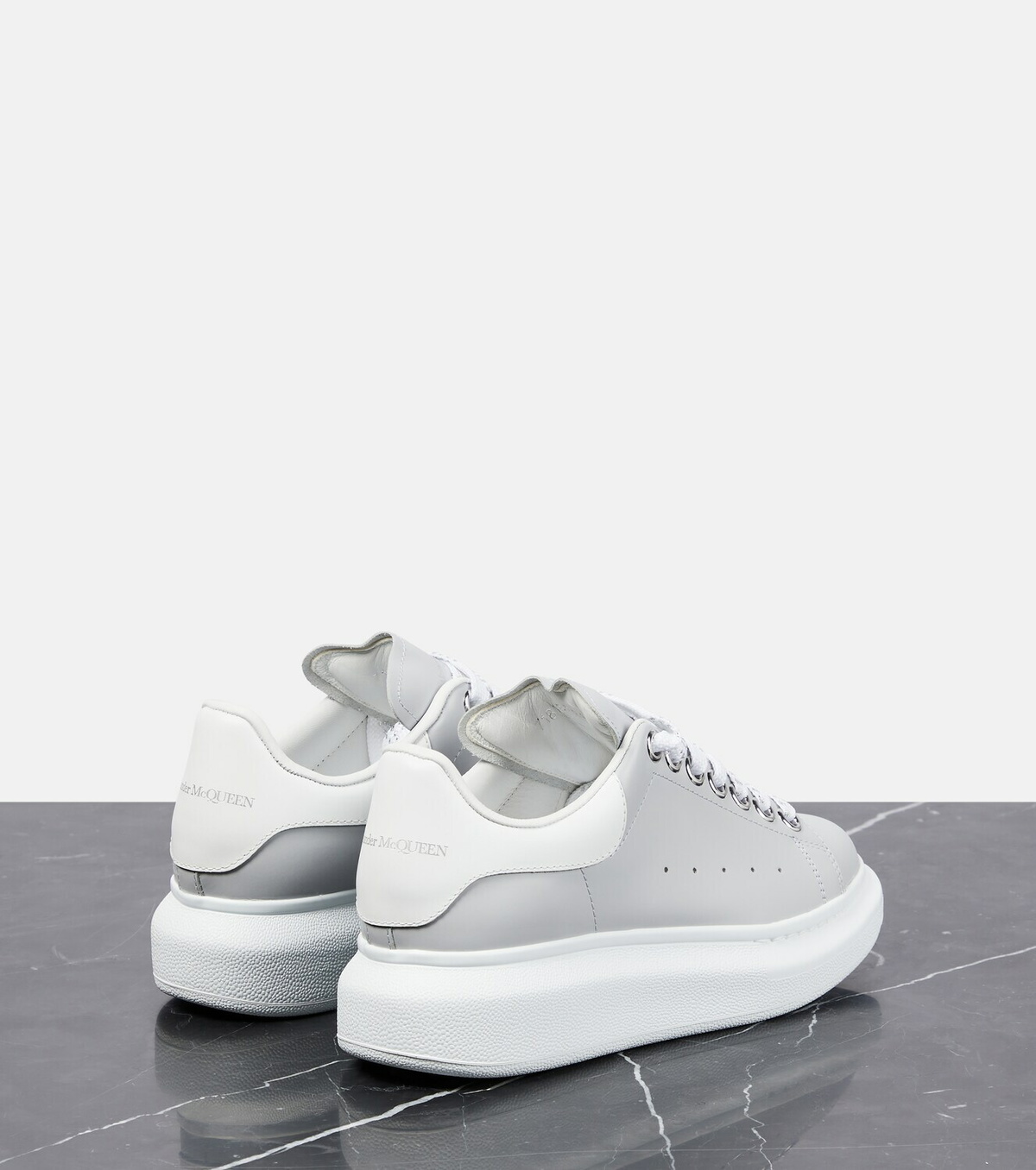 Alexander McQueen - Oversized leather sneakers