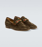 Gucci Horsebit corduroy loafers