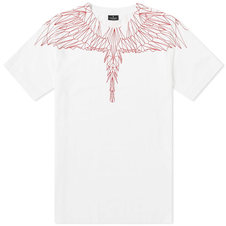 Photo: Marcelo Burlon Flocked Red Wings Tee