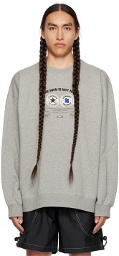 ADER error Gray Converse Edition 'The New Is Not New' Sweatshirt