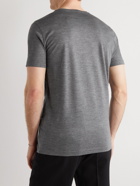 Lardini - Wool and Lyocell-Blend Jersey T-Shirt - Gray