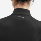 Adanola Women's Ultimate Long Sleeve Zip Up Top in Black
