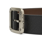 Acne Studios Women's Reversible Belt in Black/Brown