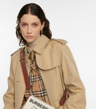 Burberry - Logo hoop earrings