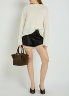 Demellier The Midi New York Suede Tote bag - Brown - One Size