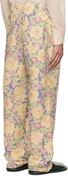 Jacquemus Yellow Le Papier 'Le Pantalon Taiolo' Trousers