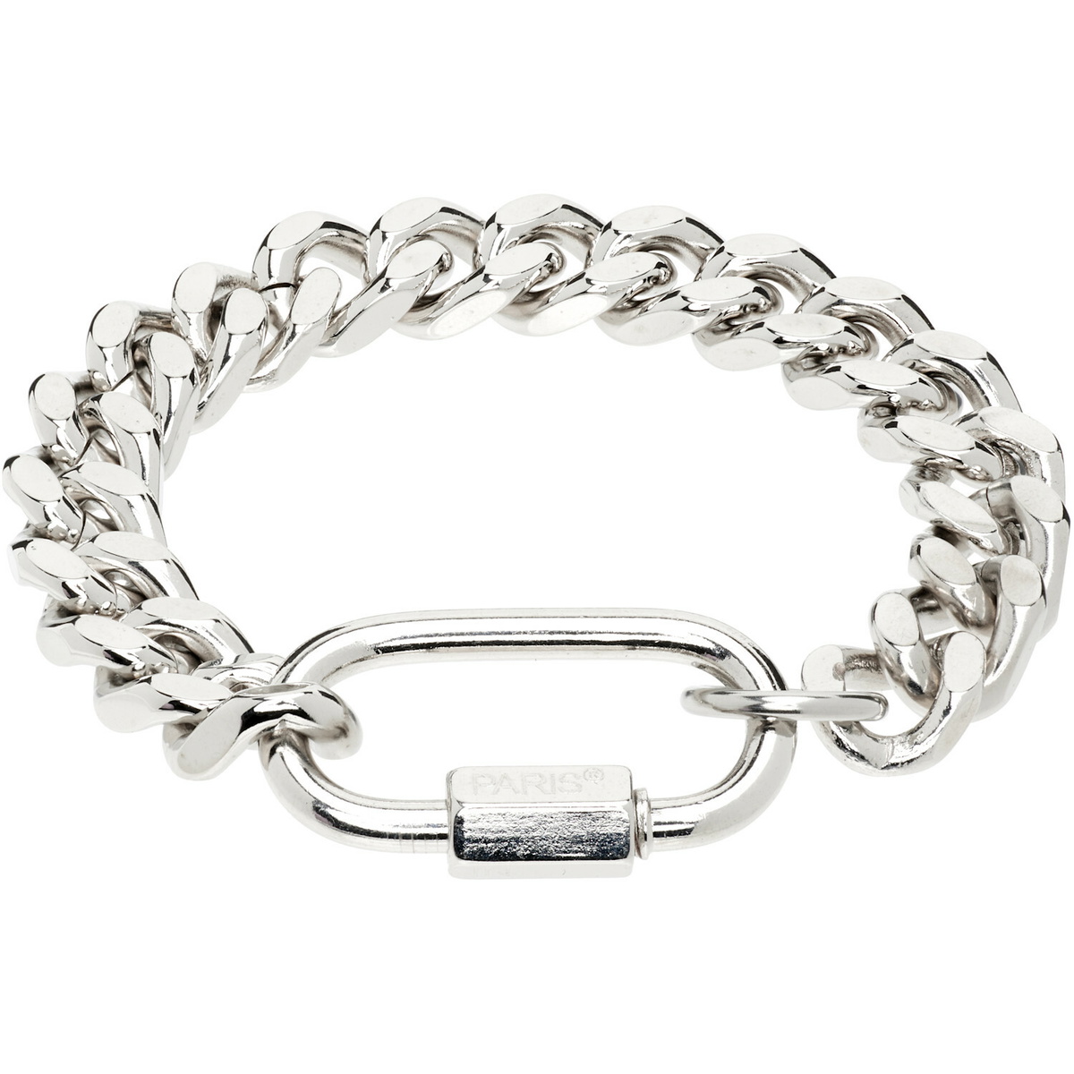 IN GOLD WE TRUST PARIS Curb Chain Bracelet