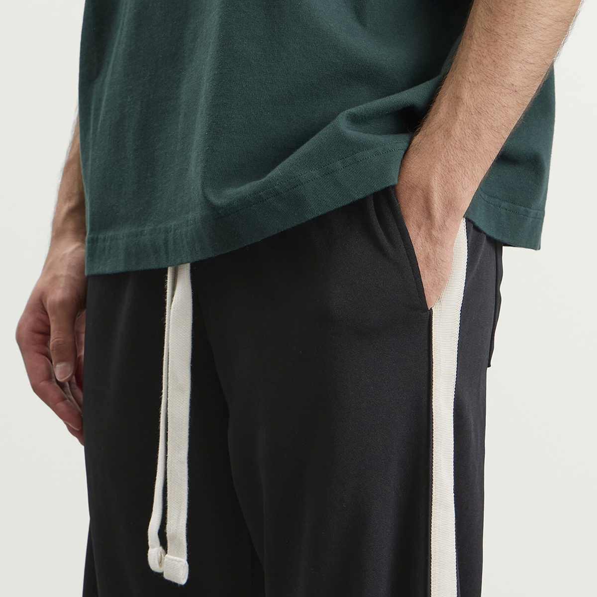 Cole Buxton Men's Classic Track Pants in Black
