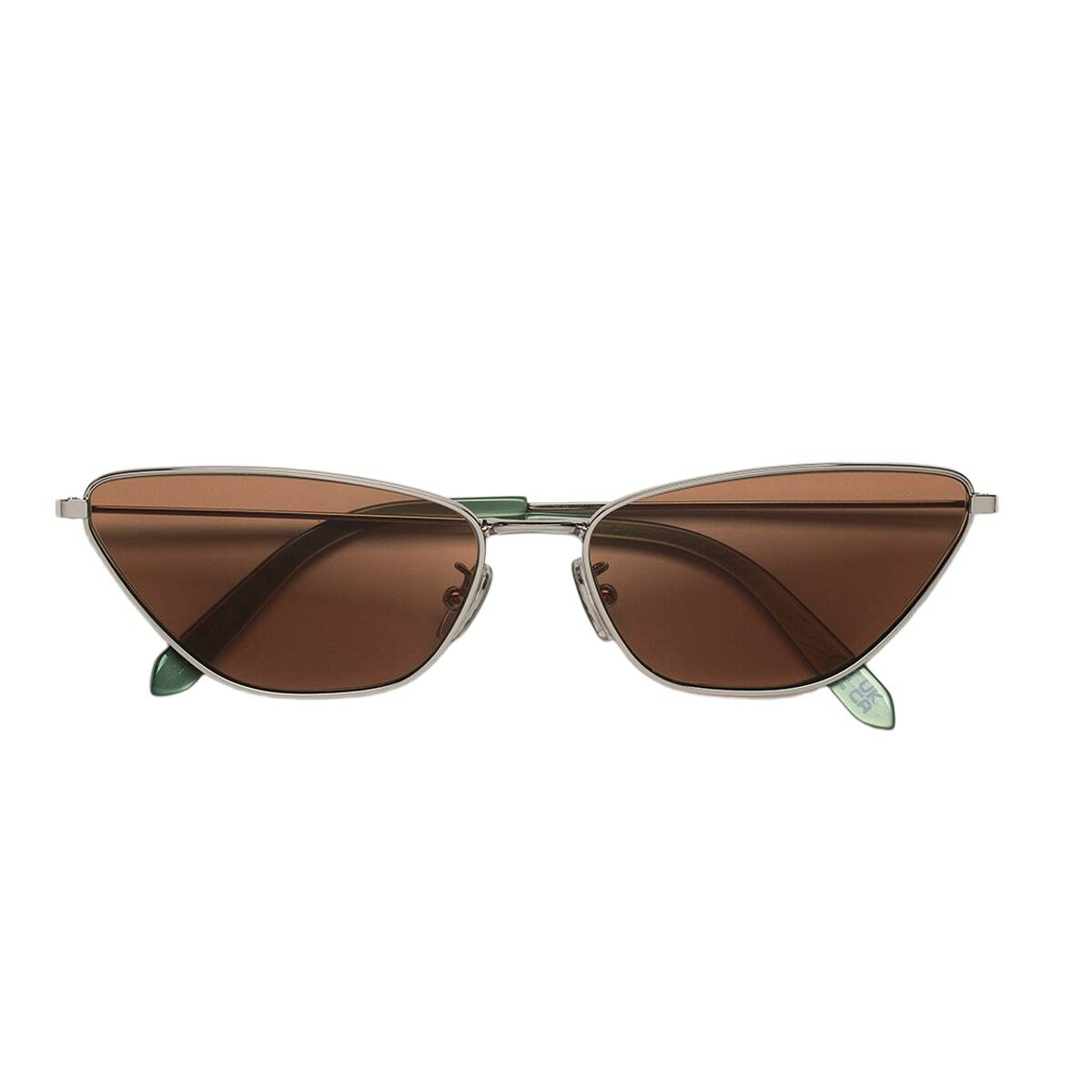 Retrosuperfuture Spillo Metallic Mint Silver Green Sunglasses