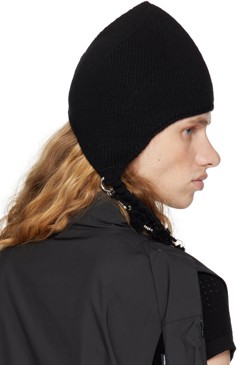 HYEIN SEO Black Tassel Charm Beanie Hyein Seo