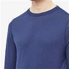 Dries Van Noten Men's Long Sleeve Habbot T-Shirt in Dark Blue