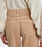 AG Jeans Saige cropped wide-leg jeans