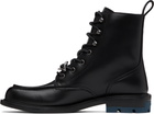both Black Re:Re Dressy Laced Boots