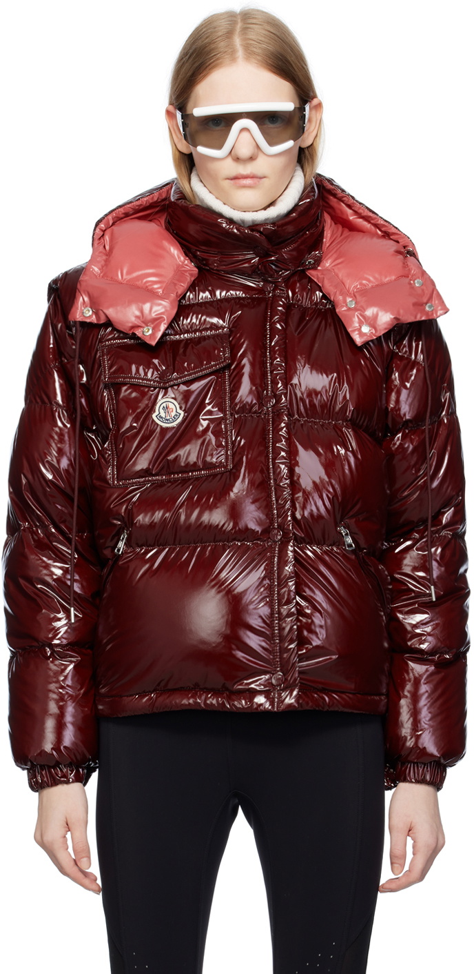 Moncler maya burgundy online