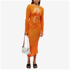 House Of Sunny Women's The Capture Knit Dress in Oj