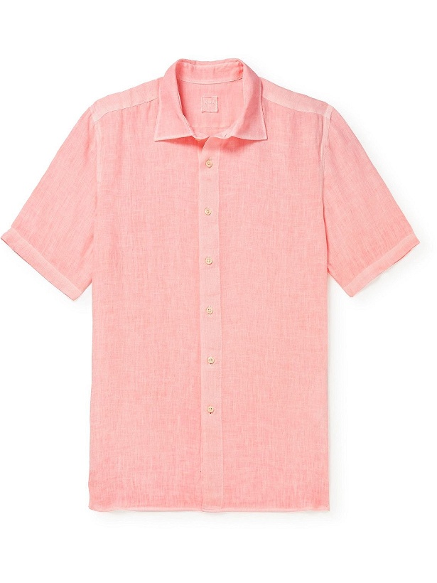 Photo: 120% - Linen-Gauze Shirt - Pink