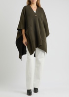 Vince Wool-blend Cape - Light Brown - One Size