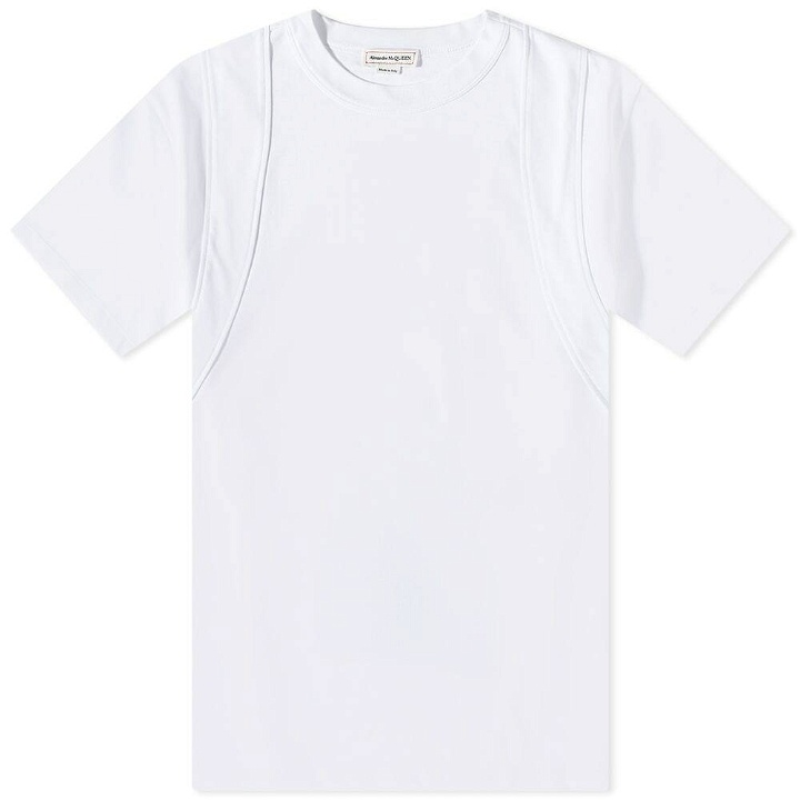 Photo: Alexander McQueen Men's Harness Taping T-Shirt in White