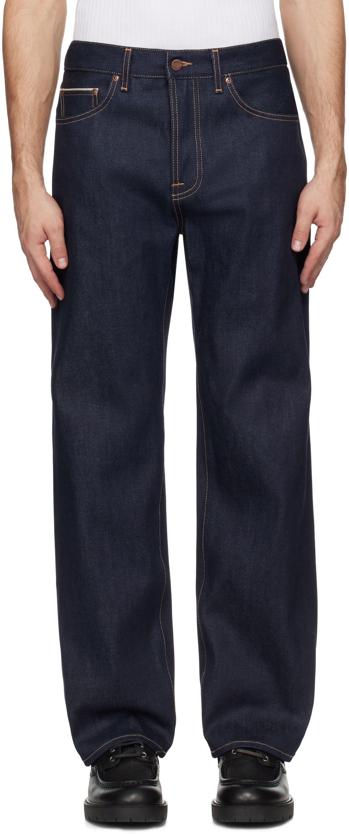 Nudie Jeans Jerry Blue Scribbles Nudie Jeans Co