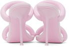 Alexander Wang Pink Julie 105mm Nylon Tubular Heeled Sandals