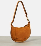 Isabel Marant Oskan Moon Small suede shoulder bag