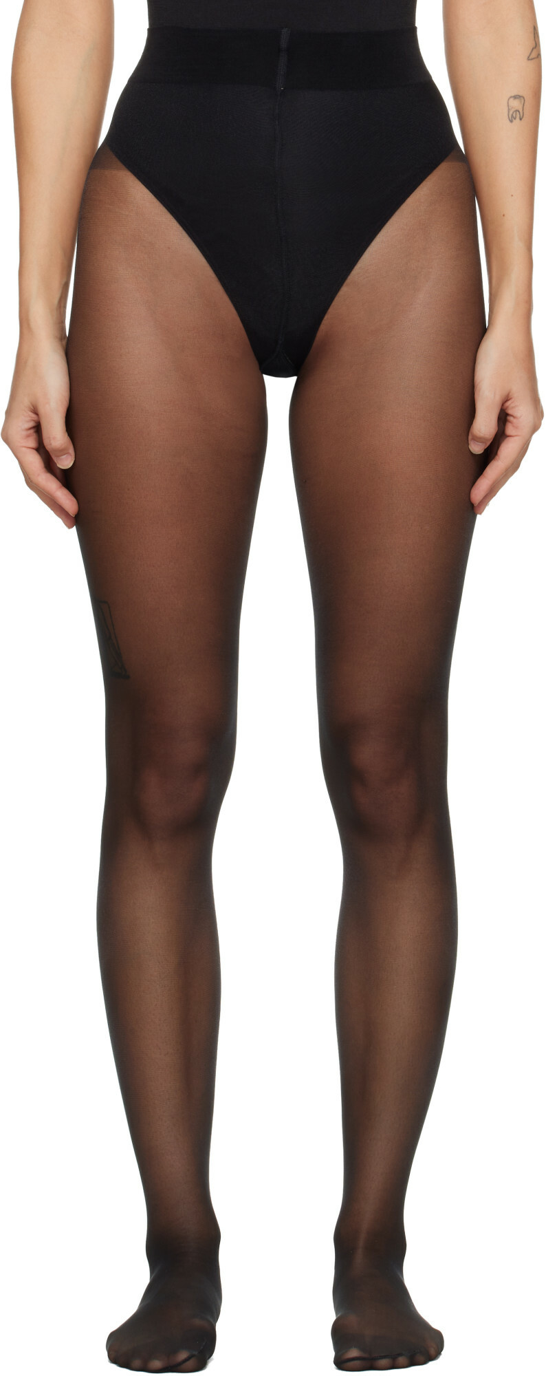 Wolford Black Satin Touch 20 Tights