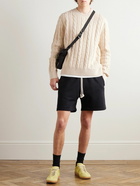 Acne Studios - Kelvir Face Cable-Knit Wool-Blend Sweater - Neutrals