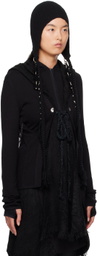 HYEIN SEO Black Tassel Charm Beanie