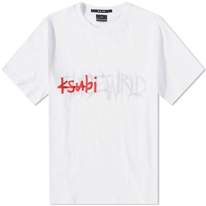 Photo: Ksubi Men's Never Die Kash T-Shirt in White