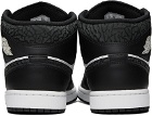 Nike Jordan Black & White Air Jordan 1 Mid SE Sneakers