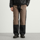ROA Men's Fomes Double Knee Washed Canvas Pant in Black Grey