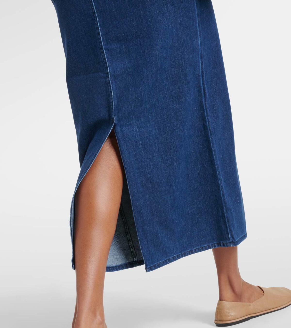 Tove Sera denim midi skirt