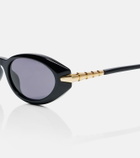Bvlgari Serpenti Viper oval sunglasses