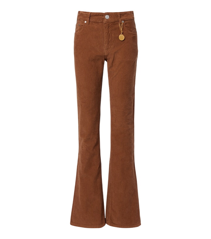 Photo: Stella McCartney Cotton corduroy flared pants