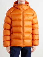 Polo Ralph Lauren - Hawthorne Logo-Embroidered Quilted Recycled-Shell Hooded Down Jacket - Orange