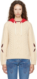 Stefan Cooke Off-White Cable Hoodie