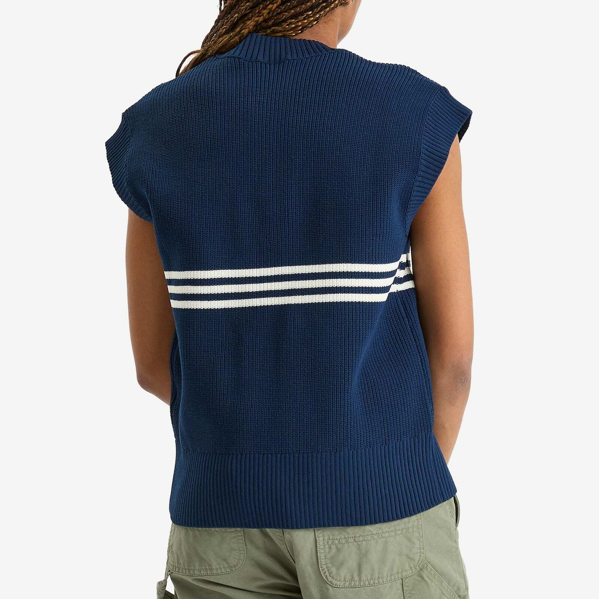 Adidas Women's Knitted Vest in Night Indigo