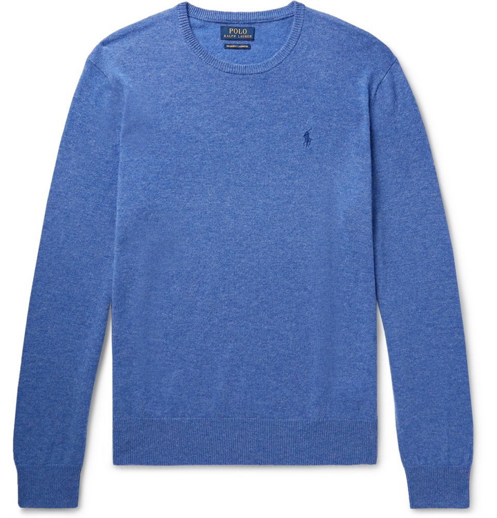 Photo: Polo Ralph Lauren - Cashmere Sweater - Men - Blue