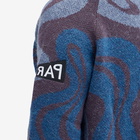 By Parra Men's Stupid Lava Lamp Knitted Pullover in Dark Mahogany