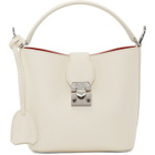 Mark Cross White Mini Murphy Bucket Bag