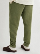 Ninety Percent - Straight-Leg Organic Cotton-Terry Sweatpants - Green