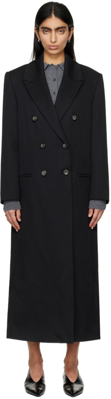 Photo: Róhe Black Tailored Coat