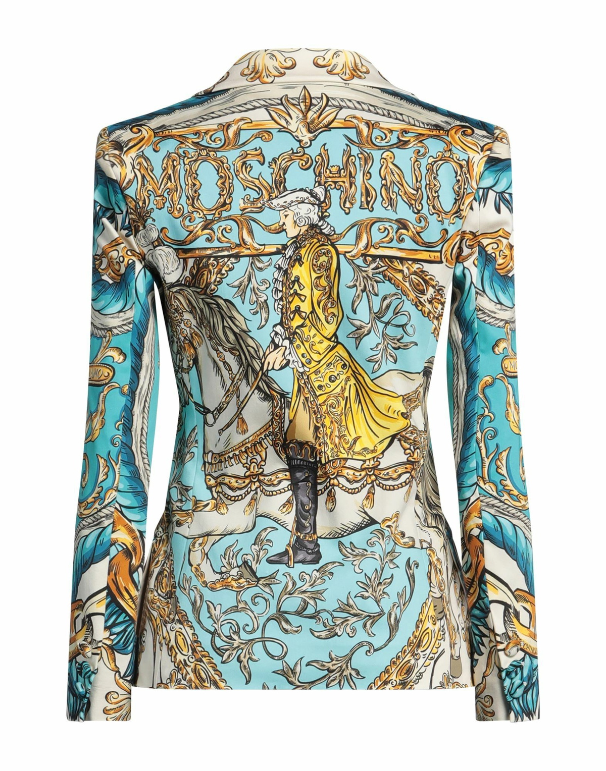 Moschino Womens Blazer Turquoise