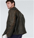 Acne Studios Leather biker jacket